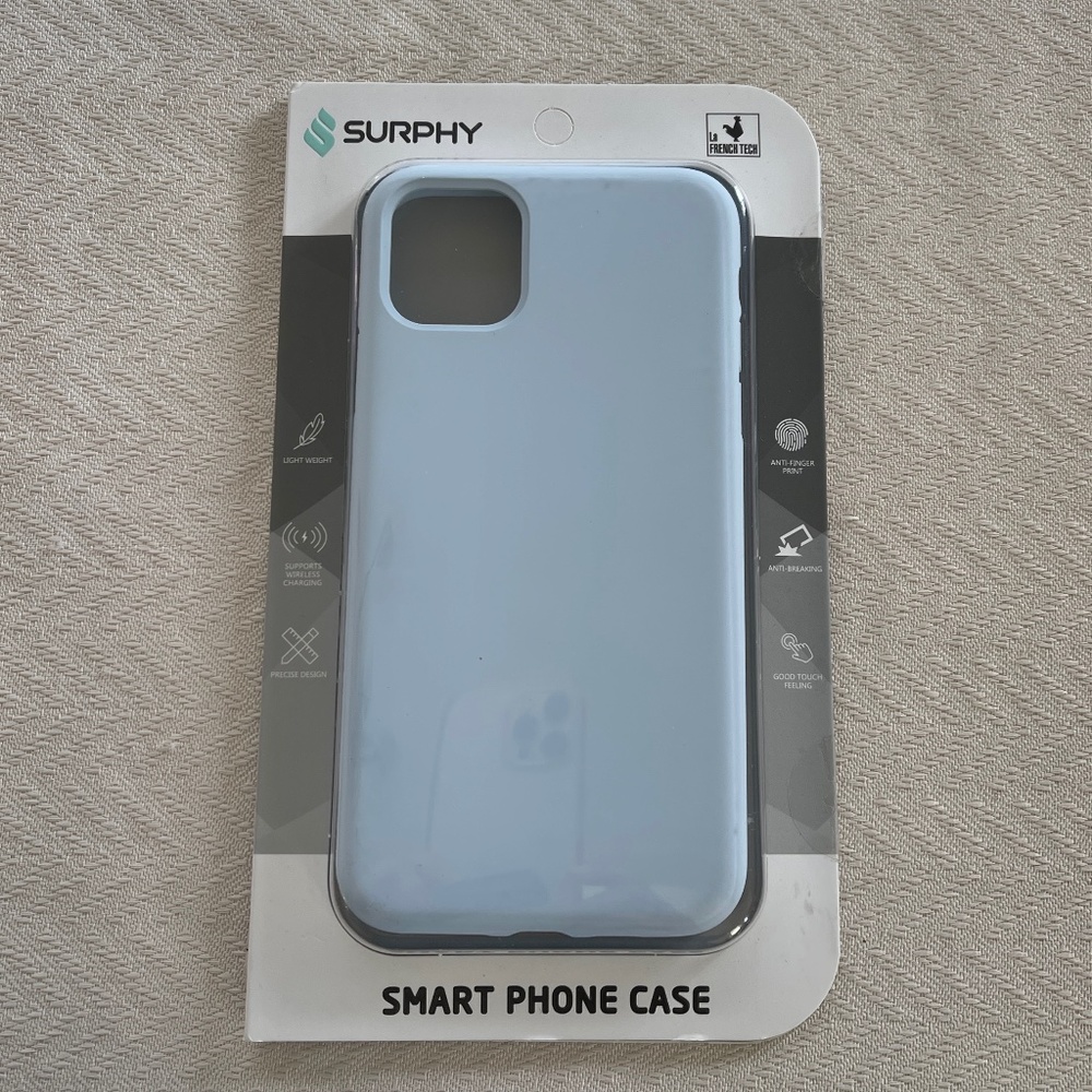 New! SURPHY Silicone Case Light Blue Compatible with iPhone 11 Pro Max Case 6.5